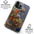 Tabby Cat with Flowers by Nene Thomas iPhone 16 Pro Clear Case